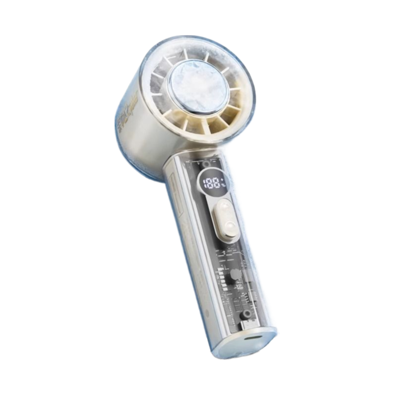 [苏宁宜品严选]荣事达手持小风扇超长续航迷你便携充电制冷USB风扇电风扇 薄荷绿超导冷风 100档风速 最大续航<12h