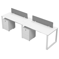 筑亮 员工位 2.8m双人+2柜 组