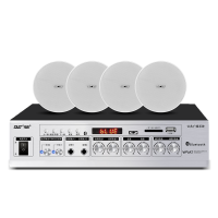 先科(SAST)全频吸顶音响 6.5 一拖七无线蓝牙吸顶音响吊顶天花音箱嵌入式喇叭店铺专用餐厅商用