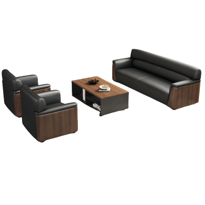 伟樽洽谈沙发单+单+三人位+茶几1200*600*450mm套