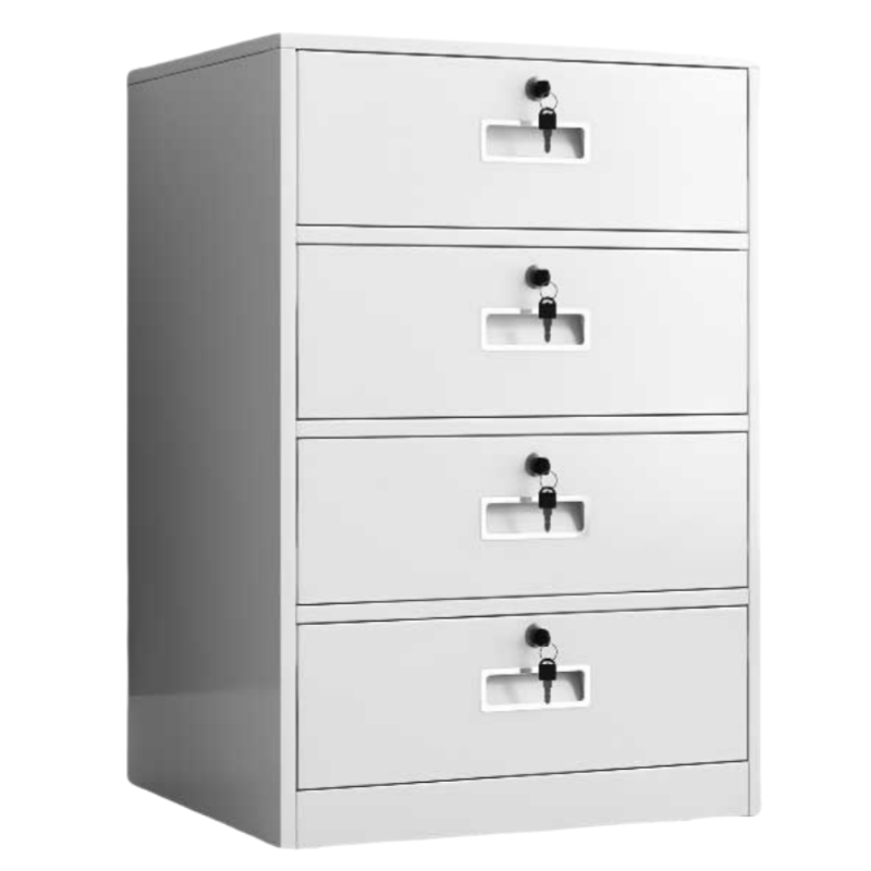 铭思达钢制桌下柜四抽台