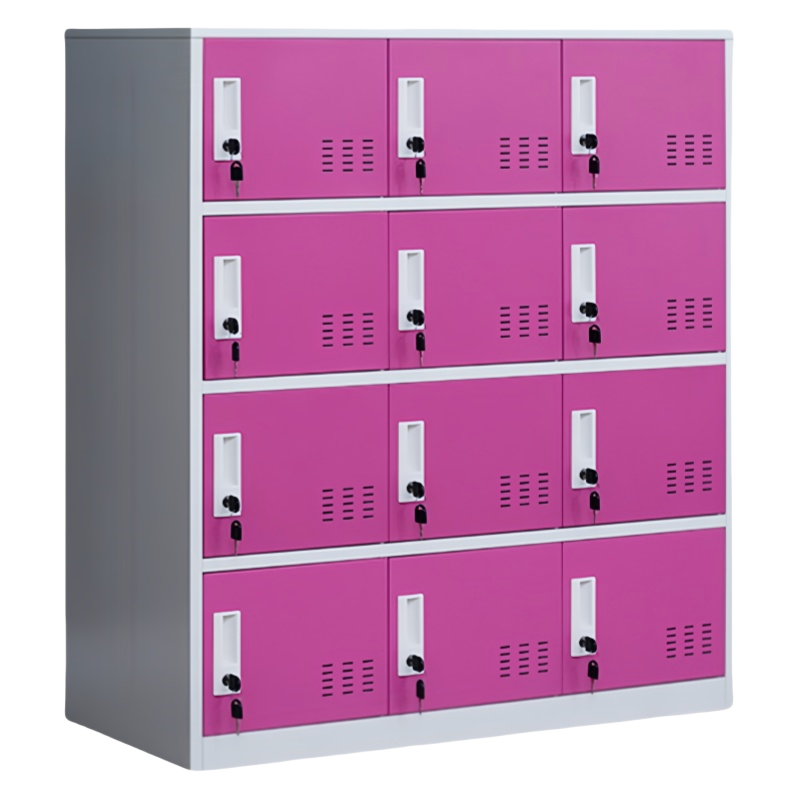 珂洋 存包柜 十二门(红白套色) 台