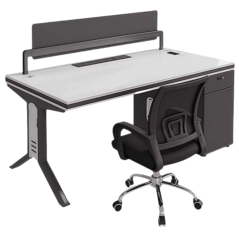 豫龙都 办公桌椅 单人套