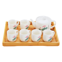 金灶TW-690玉瓷茶壶套组陶瓷功夫茶具泡茶专用套装整套茶具泡茶杯