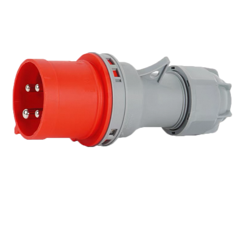 远亚IP44防水工业插头4芯16A