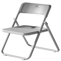 班龙折叠椅子灰色把