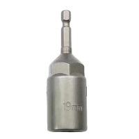 强磁六角批头套筒加深手电钻套筒 19*80mm