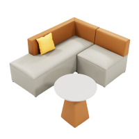 铭思达休闲沙发160*120cm组