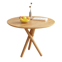 河洛伟业小圆桌实木张