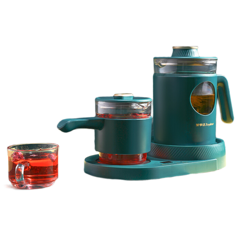 荣事达(Royalstar)YSHO6A 养生壶 家用多功能煮花茶壶办公室小型全自动玻璃电热水壶