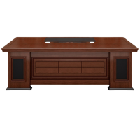 宜掌柜 班桌老板桌 1.8米含大小侧柜 套