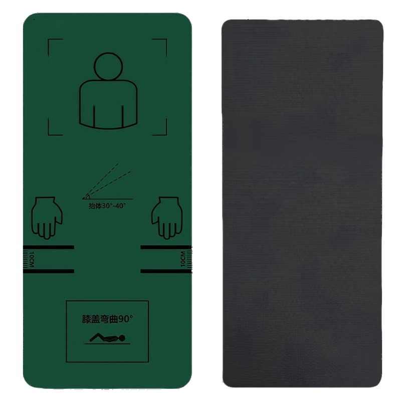 晟渊 YJF1836-6体能卷腹训练垫防滑训练垫1830*610*6mm 绿色 1张