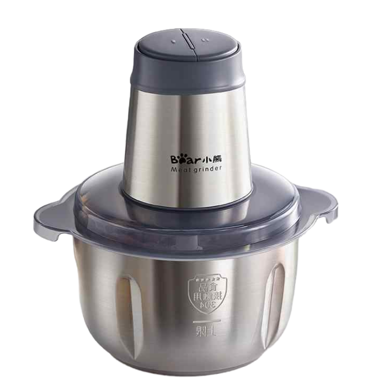 小熊(bear)绞肉机家用绞馅机碎肉机约1.8L电动料理搅拌机小型QSJ-S03B5(单刀款)