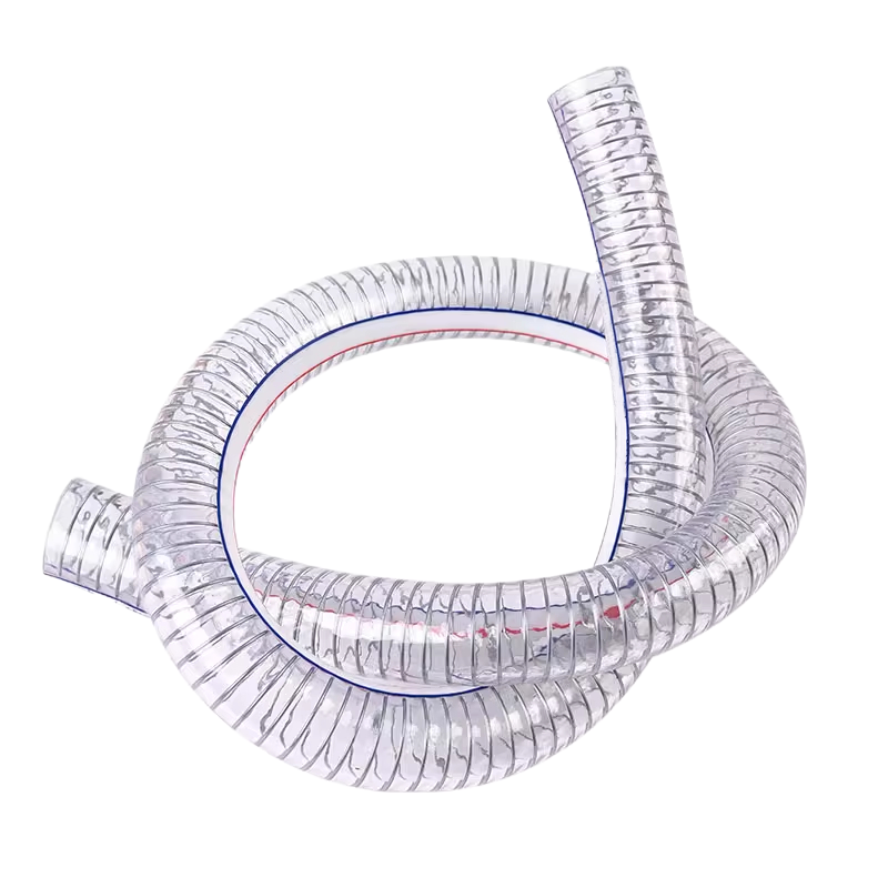 璐盐 钢丝软管PVC水管 内径102mm*厚6mm 米