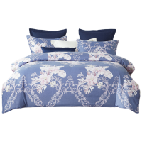 梦洁家纺 抗菌磨绒四件套:妍姿 200*230cm