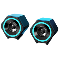 赛达 V138 电脑音响小音箱 蓝牙/有线双模 黑色 一对装