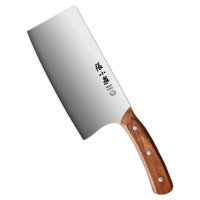 张小泉菜刀家用厨房切片刀厨师专用不锈钢切肉刀砍骨刀具8138