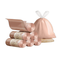 鑫祥景(xj) 免撕抽绳垃圾袋特厚手提式 卷