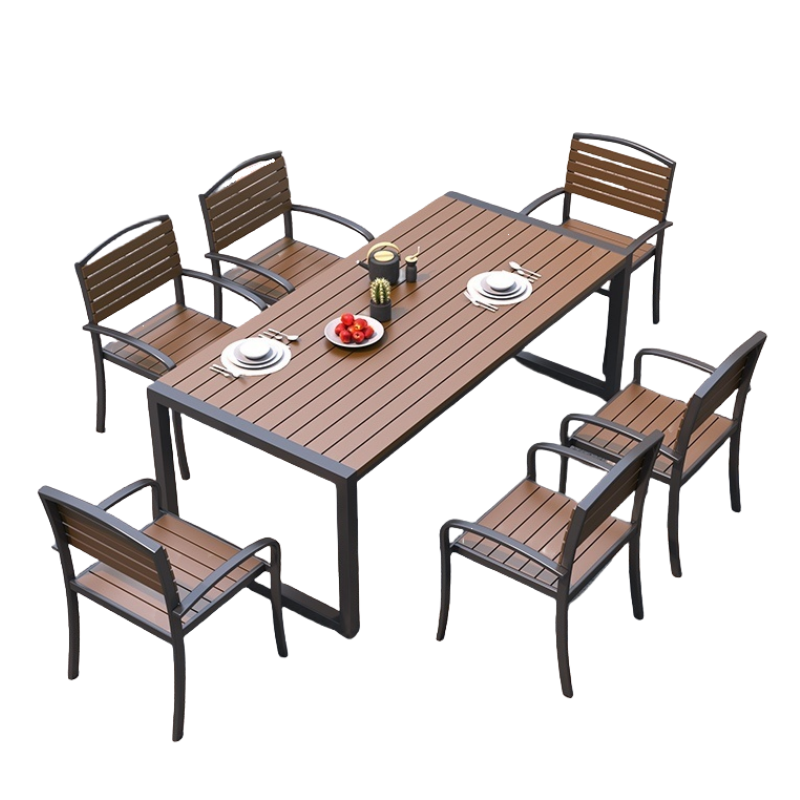 蕃蒂休闲桌椅1桌6椅套