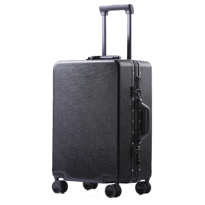 麒霁 行李箱 旅行箱 黑色26英寸铝框款9211E