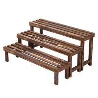 喜力健  梯形花架 一层-长120*25*25CM 个