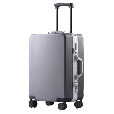 麒霁 拉杆箱 旅行箱 灰色20英寸铝框款9211B