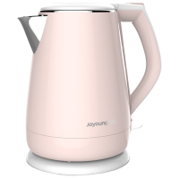 九阳(Joyoung)K15-F626 热水壶 双层防烫 304不锈钢 家用大容量 热水壶