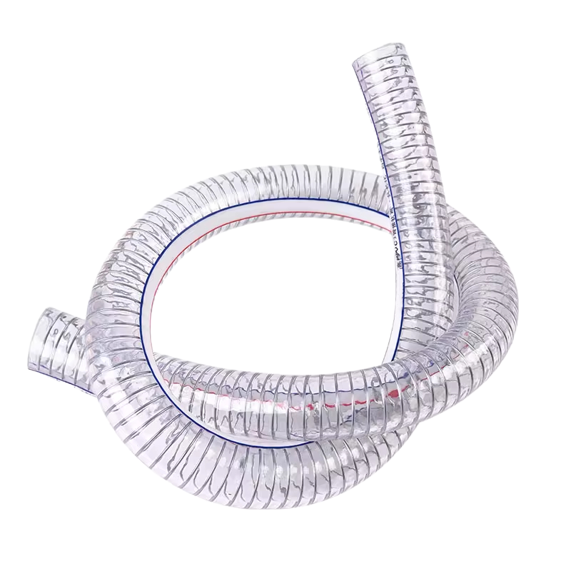 璐盐 钢丝软管PVC水管 内径10mm*厚3mm 米