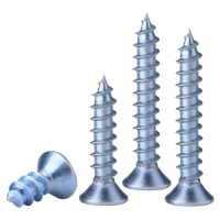 vzi 蓝白锌十字槽沉头自攻螺钉 ST4×70(P1.4)200个 包