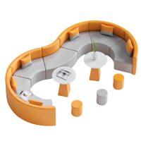 亿洛莱 卡座沙发 3.5m 套