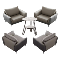 豫龙悦接待沙发单人位*4+茶几84*78*85cm套