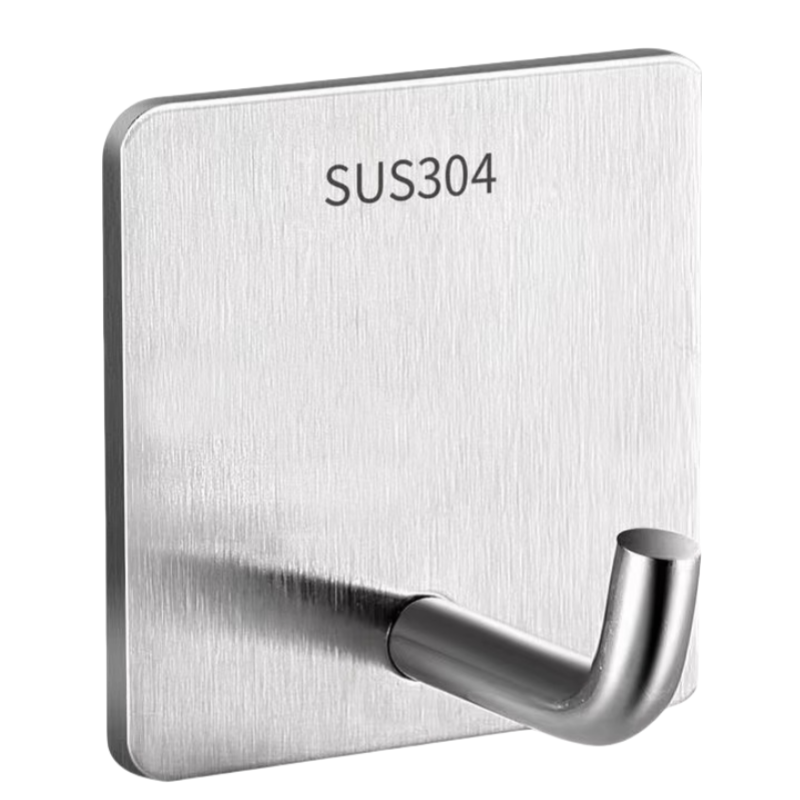 宜掌柜 粘钩挂钩 不锈钢 个