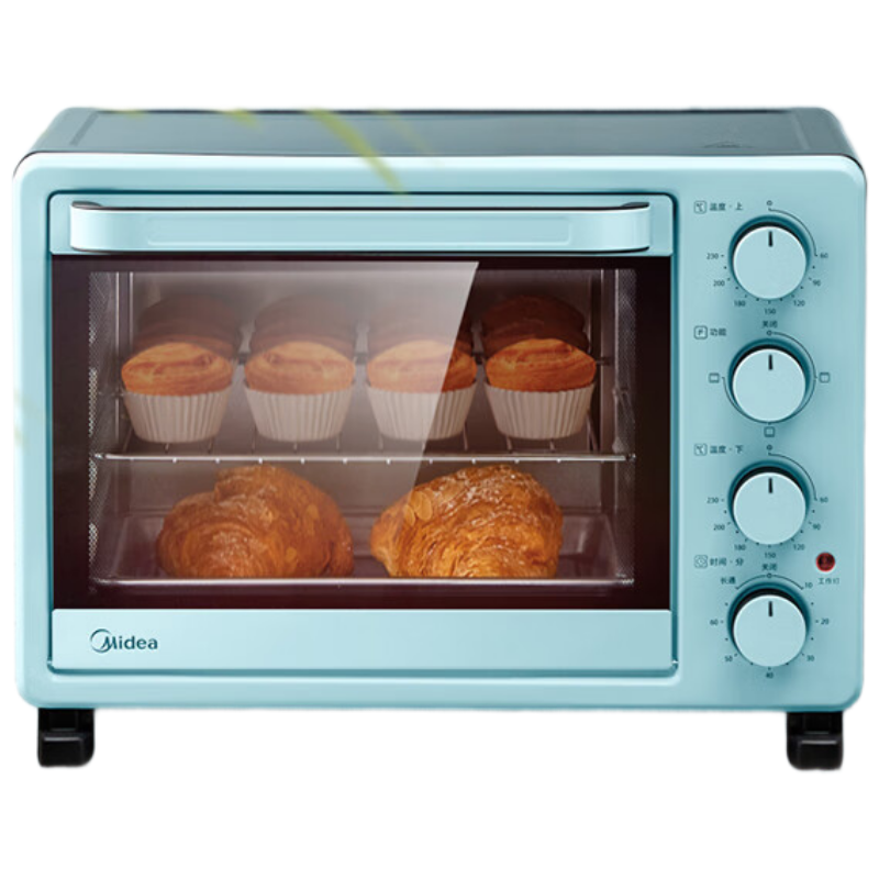 美的(Midea) 家用多功能电烤箱 PT2531 25升 上下独立控温 单位:1台
