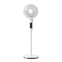 美的(Midea)空气循环扇 电风扇家用立式落地语音风扇直流变频轻音节能小风扇抑菌净化电扇 GDI24WG