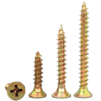 vzi 铁镀彩锌纤维板钉自攻螺丝 M3.5x20(1000个) 包