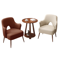 铭思达会客沙发1+1+茶几套