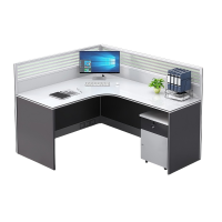 晨磊 屏风卡座 L型单人位+柜 张