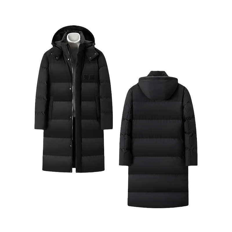 赞属 白鸭绒羽绒服 长款 件