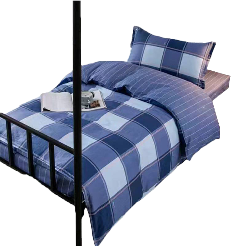 云 意生全棉宿舍被褥 多件套 上下铺单人床被褥枕头 /套(全棉六件套(含被褥芯))