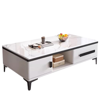 鑫龙悦岩板茶几1.3米张