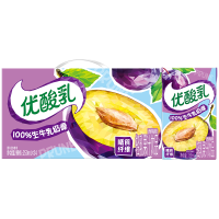 [10月生产]伊利优酸乳西梅味250ml*24盒学生饮料整箱批发送礼