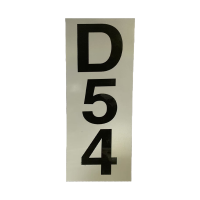 盾铁侠杆号牌粘贴式