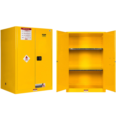 鑫木樽防爆柜90加仑黄色台