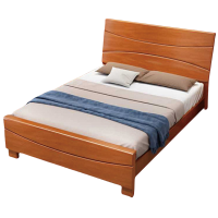 班龙实木床120*200cm+床垫木质套