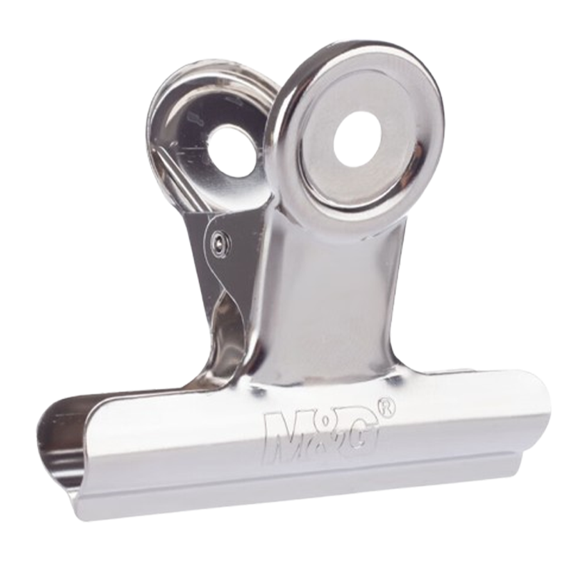 晨光票夹64mm*3个金属山形夹财务票据夹ABS92644