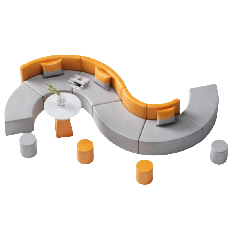 亿洛莱 卡座沙发 皮质 套