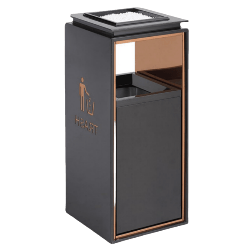 鑫木樽立式垃圾桶小号个