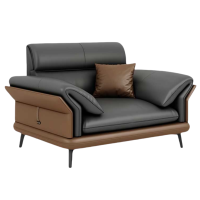 铭思达皮艺沙发单人位张