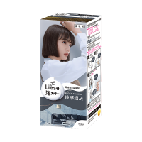 日本进口花王莉婕泡沫染发剂108ml冷感烟灰liese泡泡染发膏彩染