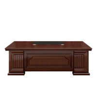 信京老板办公桌中式大班台办公室主管桌 1.8米老板桌+侧柜+活动柜